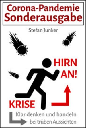 Corona-Pandemie Sonderausgabe: stilisierte laufende Person