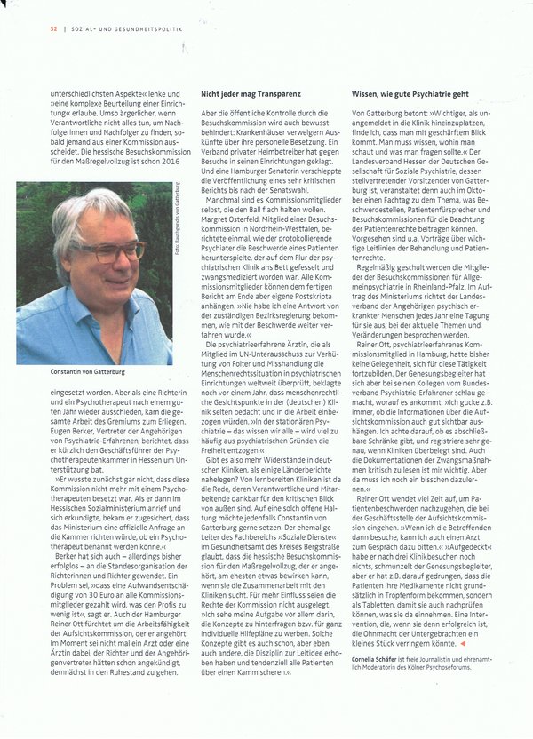 Zeitungsartikel Buchkommission